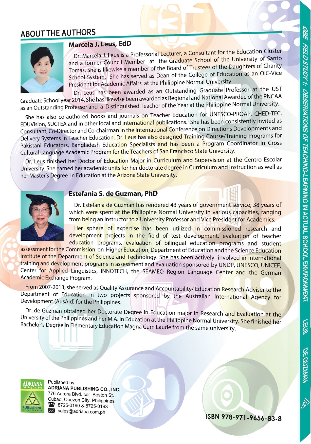 Field Study 1 (2nd Edition) Observations of Teaching-Learning in Actual School Environment