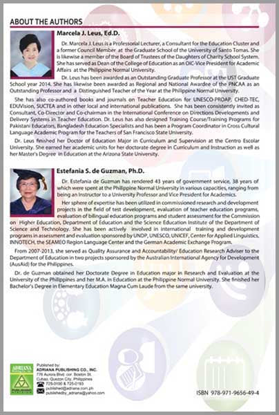 Field Study 1: Observations of Teaching-Learning in Actual School Environment